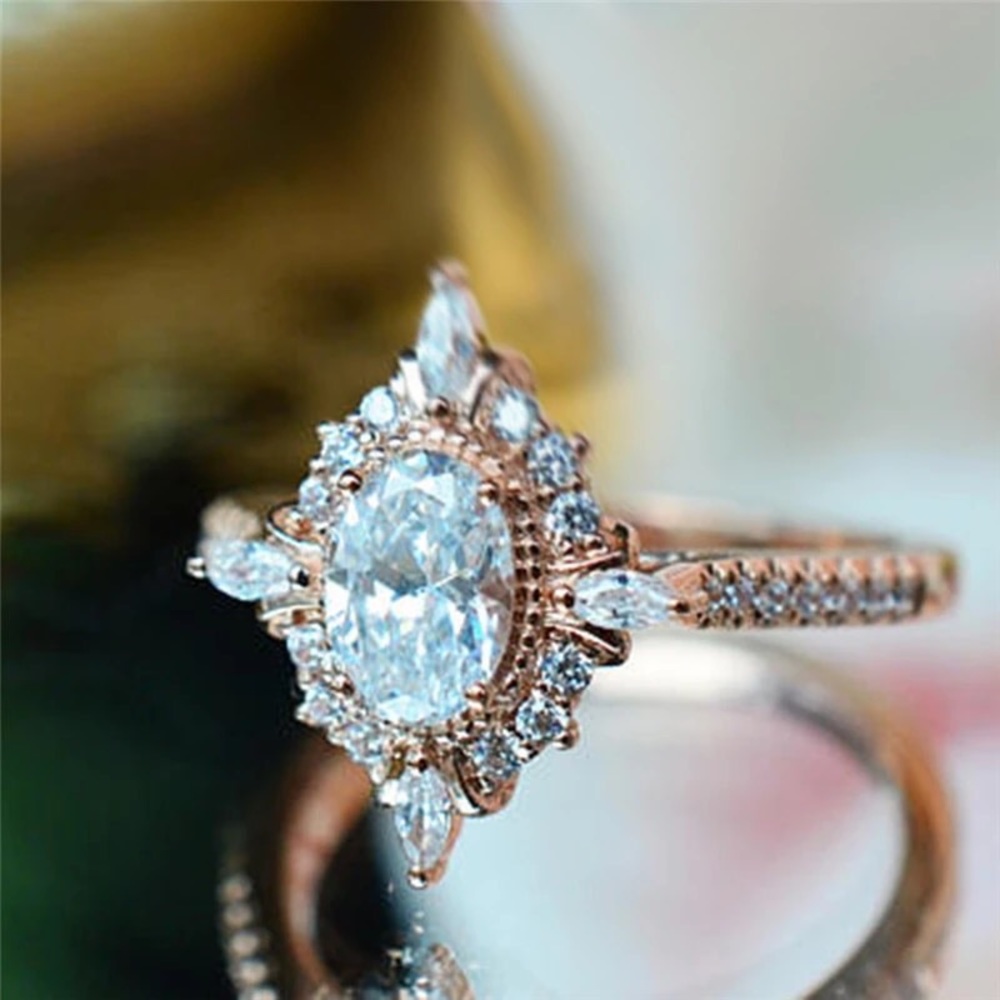 5โญ๏ธ FAV BESTSELLER CZ dainty vintage diamond ring - Picture 2 of 7